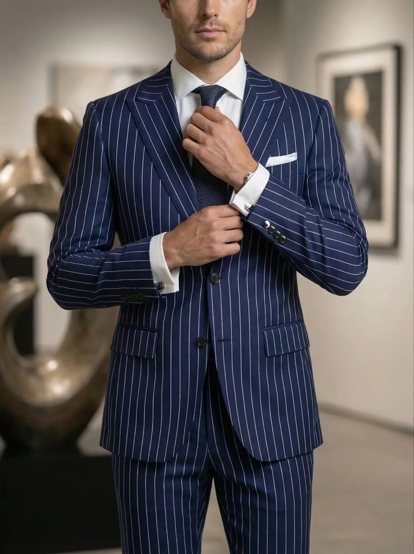 ASTOR PINSTRIPE SUIT