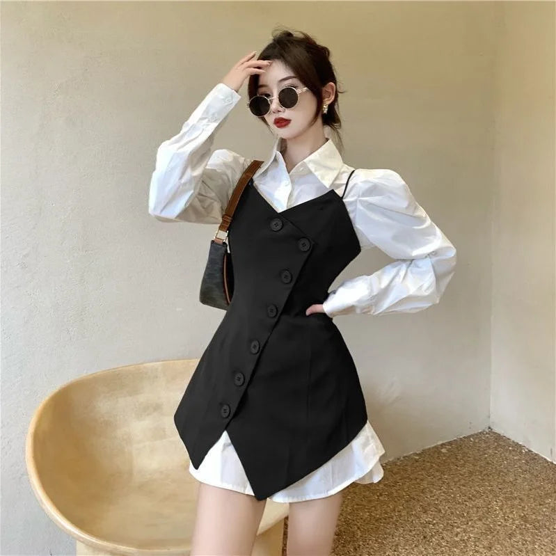 ÉLANA WAISTED LONG VEST