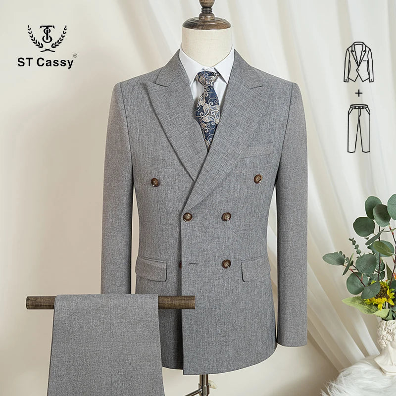 CASSIAN LUXURY TWO-PIECE SUIT