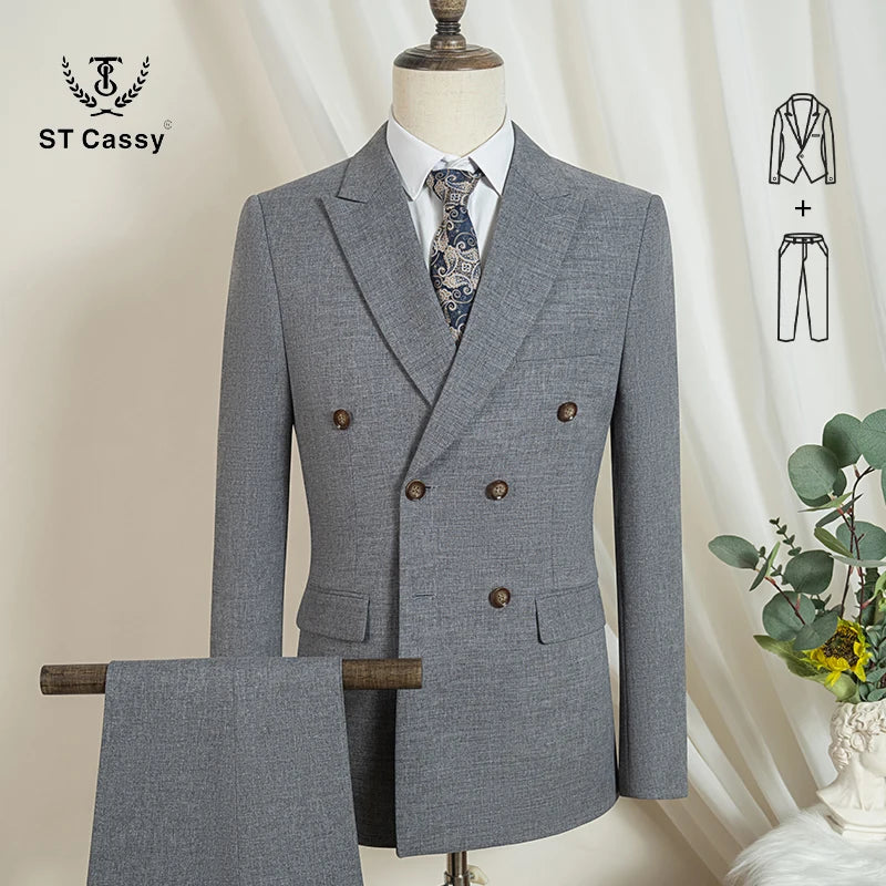 CASSIAN LUXURY TWO-PIECE SUIT