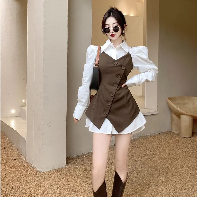ÉLANA WAISTED LONG VEST