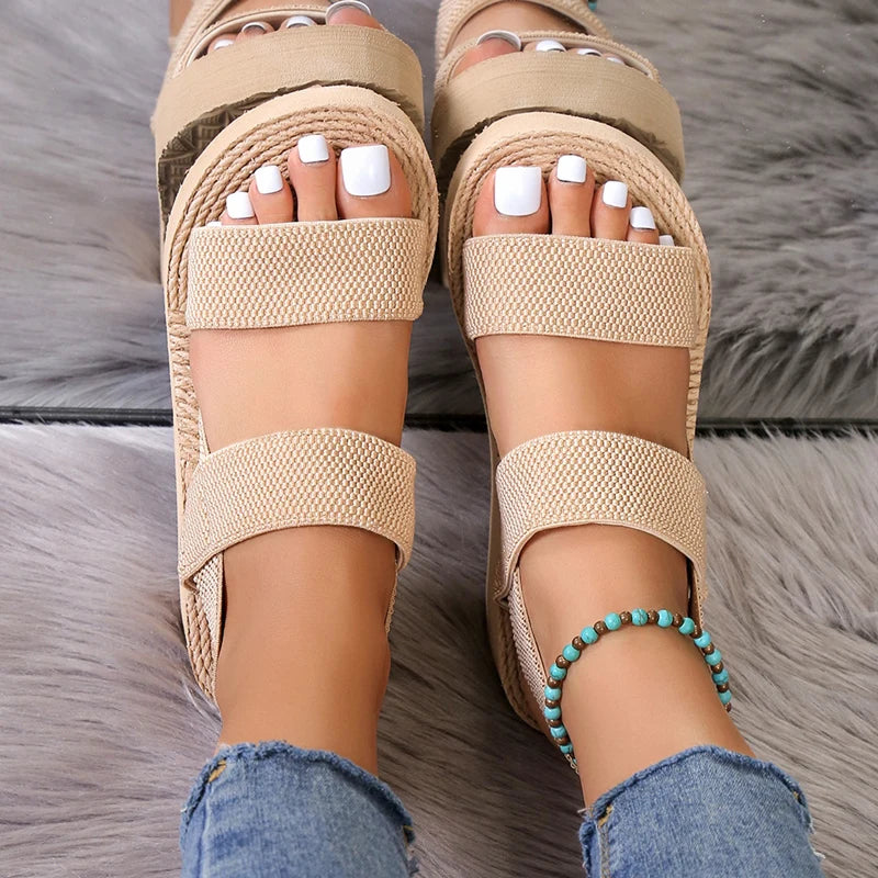 LUNÉA WEDGE SANDALS