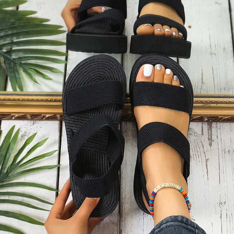 LUNÉA WEDGE SANDALS